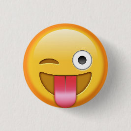 Bóton Redondo 2.54cm Pisc o crachá do emoji