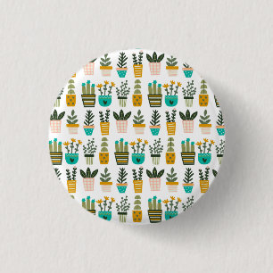 Bóton Redondo 2.54cm Planta Wall Art