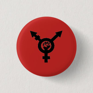 Bóton Redondo 2.54cm Poder preto comunista feminista estranho do