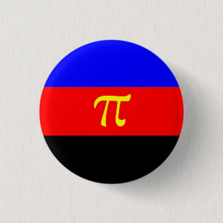 Bóton Redondo 2.54cm Polyamory/Polyamorous Pride Flag Badge