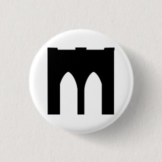 Bóton Redondo 2.54cm Ponte de Brooklyn