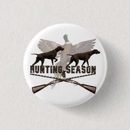 Bóton Redondo 2.54cm Ponteiro Alemão Curto,kurzhaar, Posto Tapeçaria