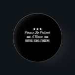 Bóton Redondo 2.54cm Por Favor, Seja Paciente Eu Tenho Síndrome De Bowe<br><div class="desc">Por favor,  seja paciente Eu tenho Síndrome do Bowel Irritável irritável,  intestino, síndrome, ibs, engraçado, crônico, doença, intestino, consciência, ibd, ibs, consciência, cor, síndrome, irritável, cronhs, ibd, crônica, doença, invisível, doença crônica,  crônica, dor</div>