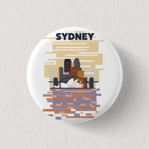 Bóton Redondo 2.54cm Porto de Sydney