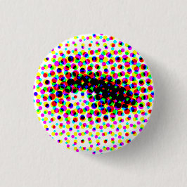 Bóton Redondo 2.54cm Posso Olhar?