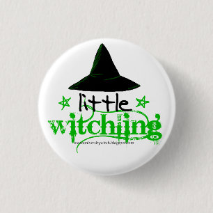 Bóton Redondo 2.54cm Pouco Pin de Witchling