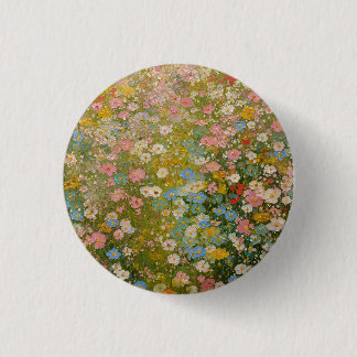 Bóton Redondo 2.54cm Prado Colorido de Flores Silvestres 2