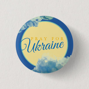 BÓTON REDONDO 2.54CM PRAY FOR UKRAINE