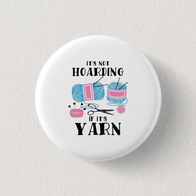 Bóton Redondo 2.54cm Presentes para tricô de crochê (Frente)