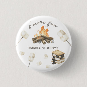 Bóton Redondo 2.54cm Primeiro aniversario de Campfire S.