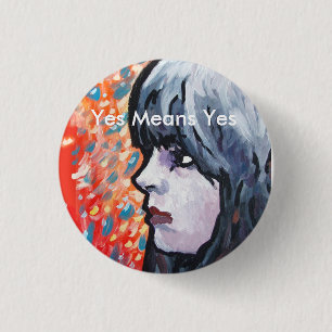 Bóton Redondo 2.54cm Princesa escura Botão