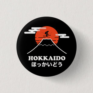 Bóton Redondo 2.54cm Pro Skier, Ski Snowboard, Japonês
