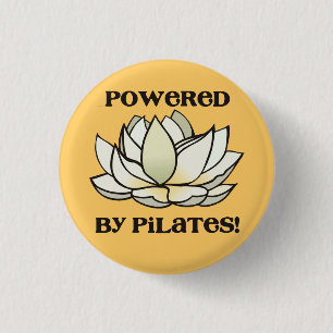 Bóton Redondo 2.54cm Psto por Pilates Lotus