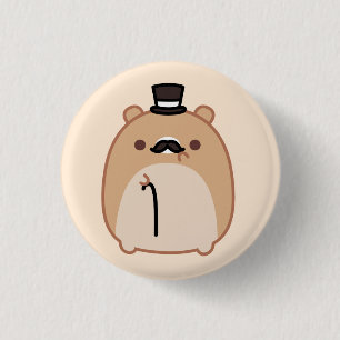 Bóton Redondo 2.54cm Psushi extravagante