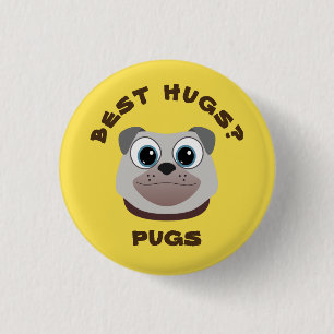 Bóton Redondo 2.54cm Pug