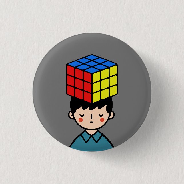 Bóton Redondo 2.54cm Puzzler (Frente)