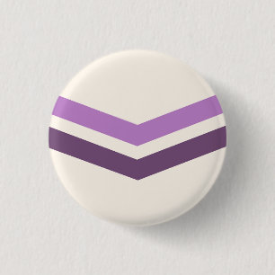 Bóton Redondo 2.54cm Queer Chevron Pride Flag Badge