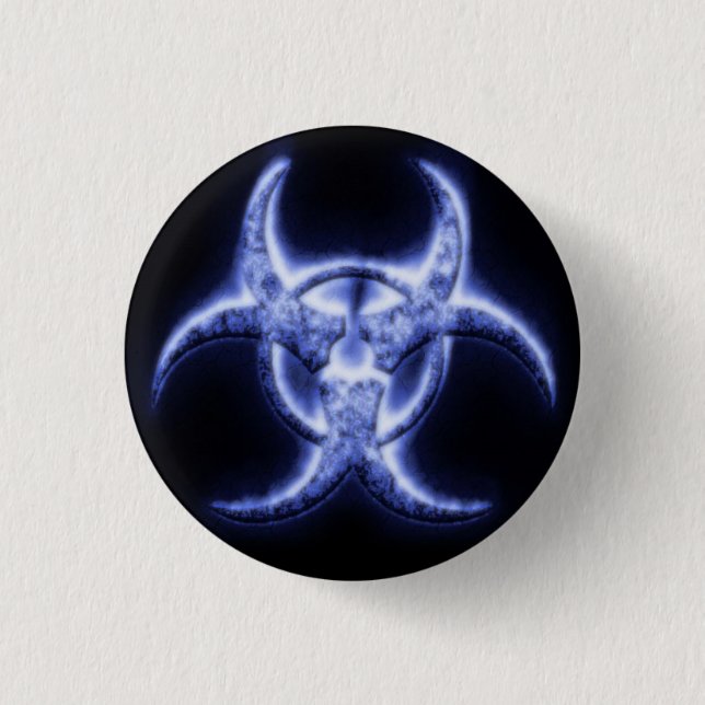 Bóton Redondo 2.54cm Radioativo (Frente)