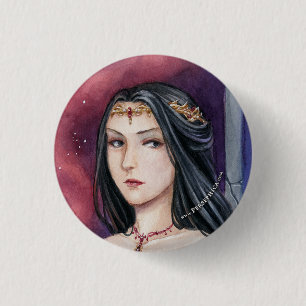 Bóton Redondo 2.54cm Rainha Persephica Ickova de Thera