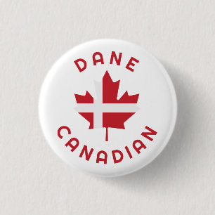 Bóton Redondo 2.54cm Raízes de Dane Canadense