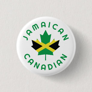 Bóton Redondo 2.54cm Raízes jamaicanas canadenses