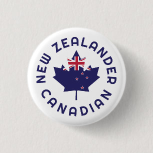 Bóton Redondo 2.54cm Raízes neozelandesas do Canadá