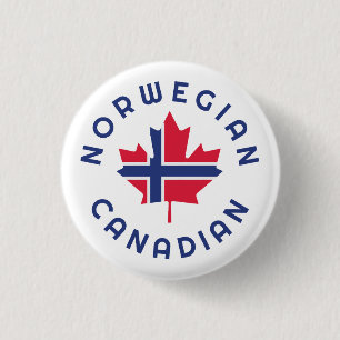 Bóton Redondo 2.54cm Raízes Norueguesas Canadenses