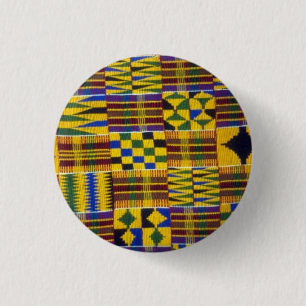 Bóton Redondo 2.54cm rapsódia do kente