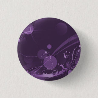 BÓTON REDONDO 2.54CM REDEMOINHOS E ROXO ESCURO DOS PONTOS DO CÍRCULO