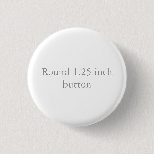 Bóton Redondo 2.54cm Redondo 1,25 polegadas (Frente)