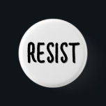 Bóton Redondo 2.54cm Resistência<br><div class="desc">Botões Anti-Trump. Texto personalizado com efeito em apuros.</div>