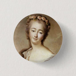 Bóton Redondo 2.54cm Retrato de Madame du Barry