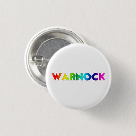 Bóton Redondo 2.54cm Reverendo Warnock Georgia Presidente do Senado