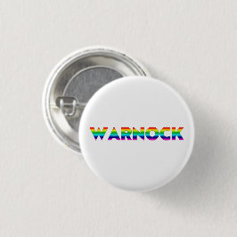 Bóton Redondo 2.54cm Reverendo Warnock Georgia Presidente do Senado