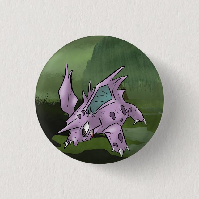 Bóton Redondo 2.54cm Rino Rino (Frente)