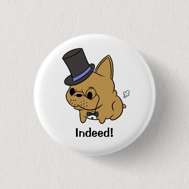 Bóton Redondo 2.54cm Rocco elegante certamente! Botão (Frente)