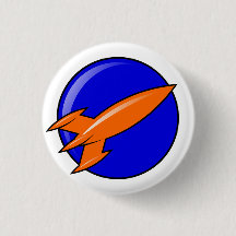 Rocketpunk Space Patrol Insignia Pin Crachá