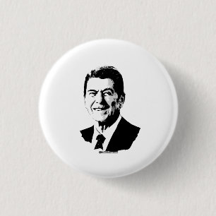 Bóton Redondo 2.54cm Ron Reagan
