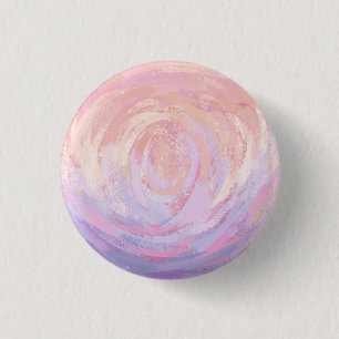 Bóton Redondo 2.54cm Rosa e Cheirosa