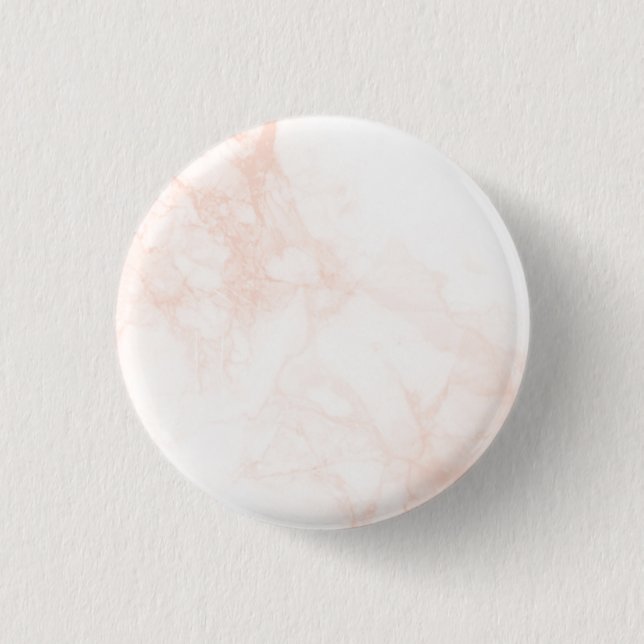 Bóton Redondo 2.54cm Rose Gold light pink marble texture (Frente)