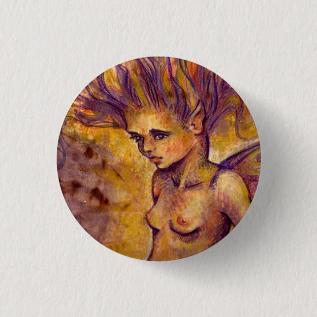 Bóton Redondo 2.54cm Rosetta (Frente)