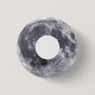 Bóton Redondo 2.54cm Rosquinha da lua