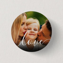 Bóton Redondo 2.54cm Roteiro de Foto Personalizada Amor
