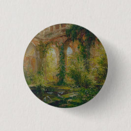 Bóton Redondo 2.54cm Ruínas - Cour des comptes Ballroom