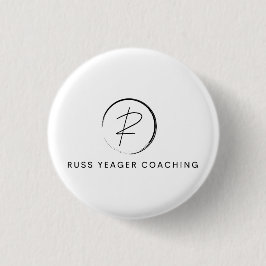 Bóton Redondo 2.54cm Russ Yeager Coaching Signature Logo