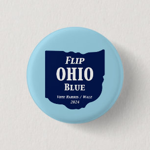 Bóton Redondo 2.54cm Sacudir Ohio Blue em 2024