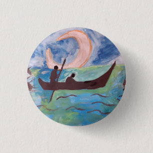 Bóton Redondo 2.54cm Sail by Moonlight Crachá