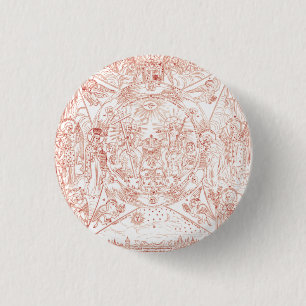 Bóton Redondo 2.54cm Santa Trindade na Glória