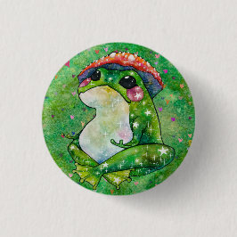 Bóton Redondo 2.54cm Sapo chamado Clover