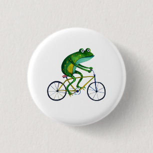 Bóton Redondo 2.54cm Sapo Na Bicicleta